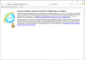 How To Disable Internet Explorer Enhanced Security Configuration In ...